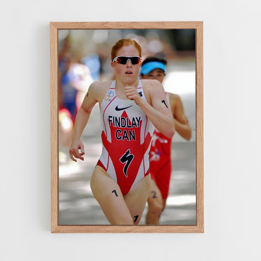 Poster World triathlon – affiche Athlétisme (vue 4)